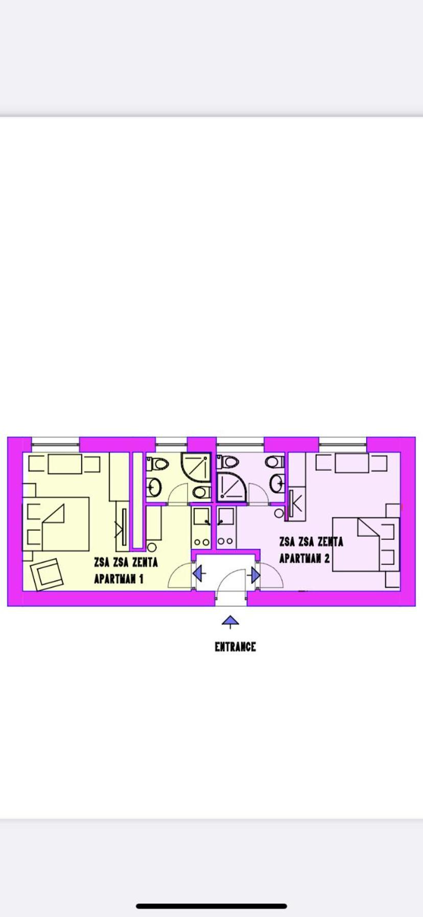 Apartment Zsa Zsa Zenta 1 Split Bagian luar foto